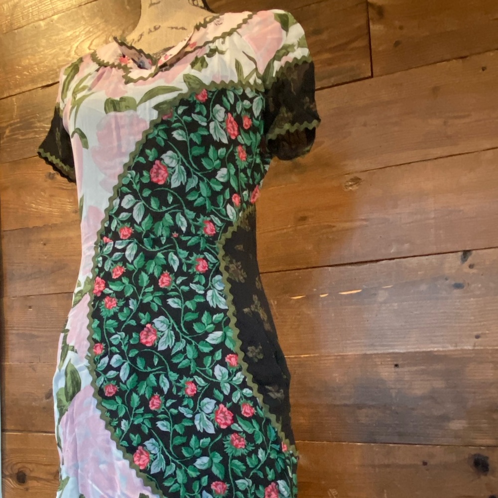 Coach Mixed Print Circle Dress